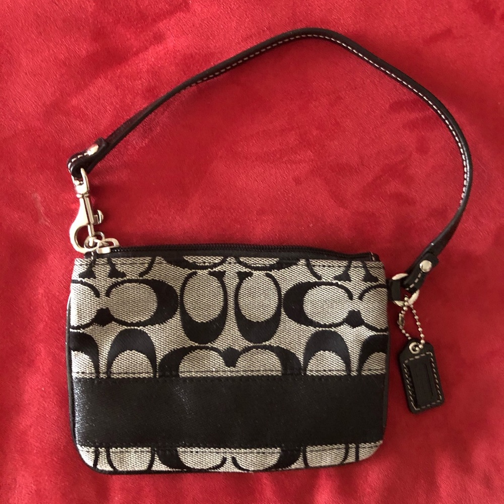Coach Signature Wristlet